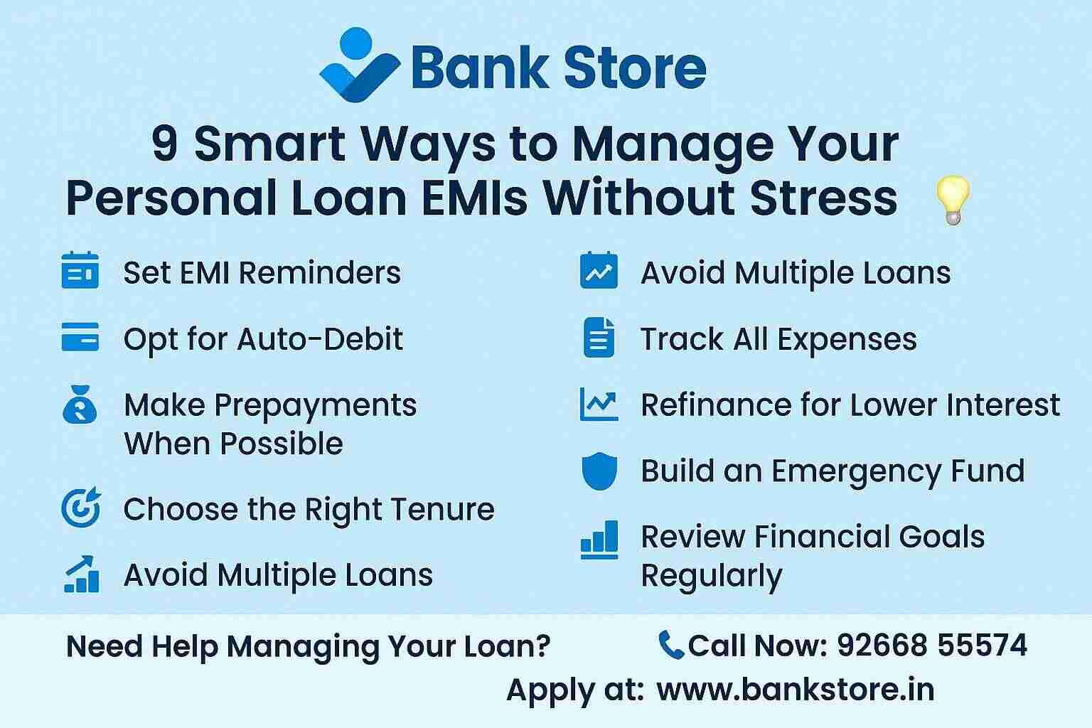 9 Smart Ways to Manage Your Personal Loan EMIs Without Stress