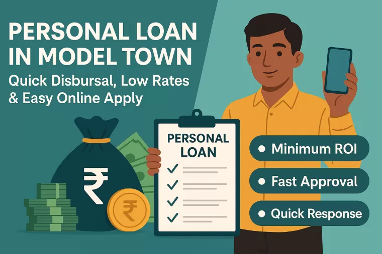 Personal Loan in Model Town &ndash; Quick Disbursal, Low Rates & Easy Online Apply