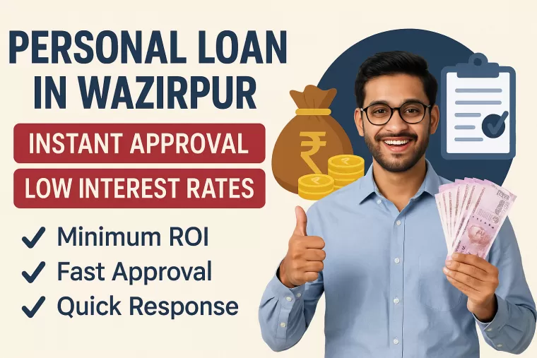 Personal Loan in Wazirpur | Instant Approval | Low Interest Rates