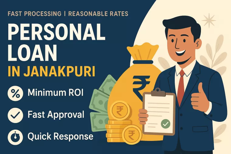 Personal Loan in Janakpuri | Fast Processing | Reasonable Rates