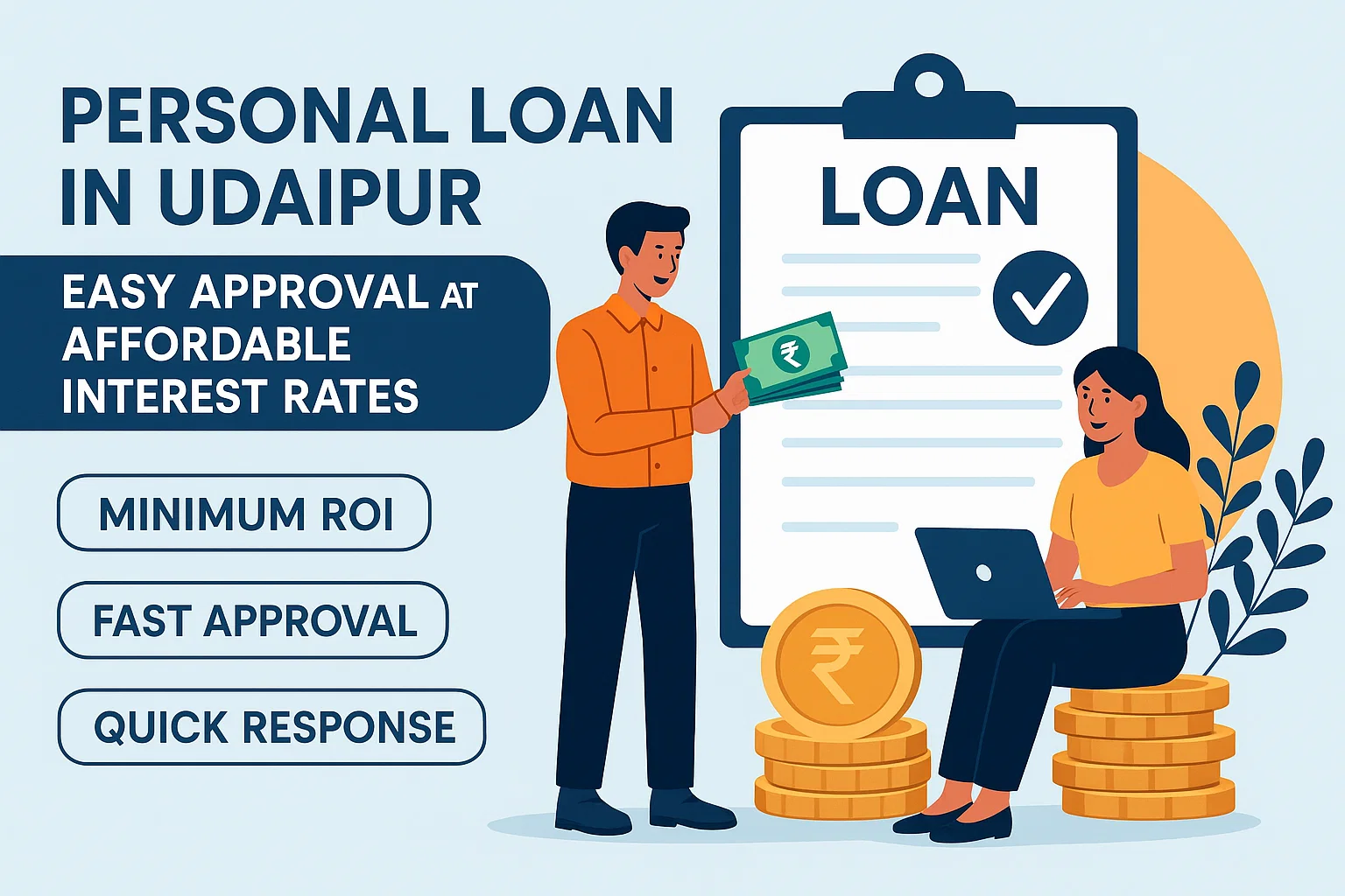 Personal Loan in Udaipur - Easy Approval @ Affordable Interest Rates