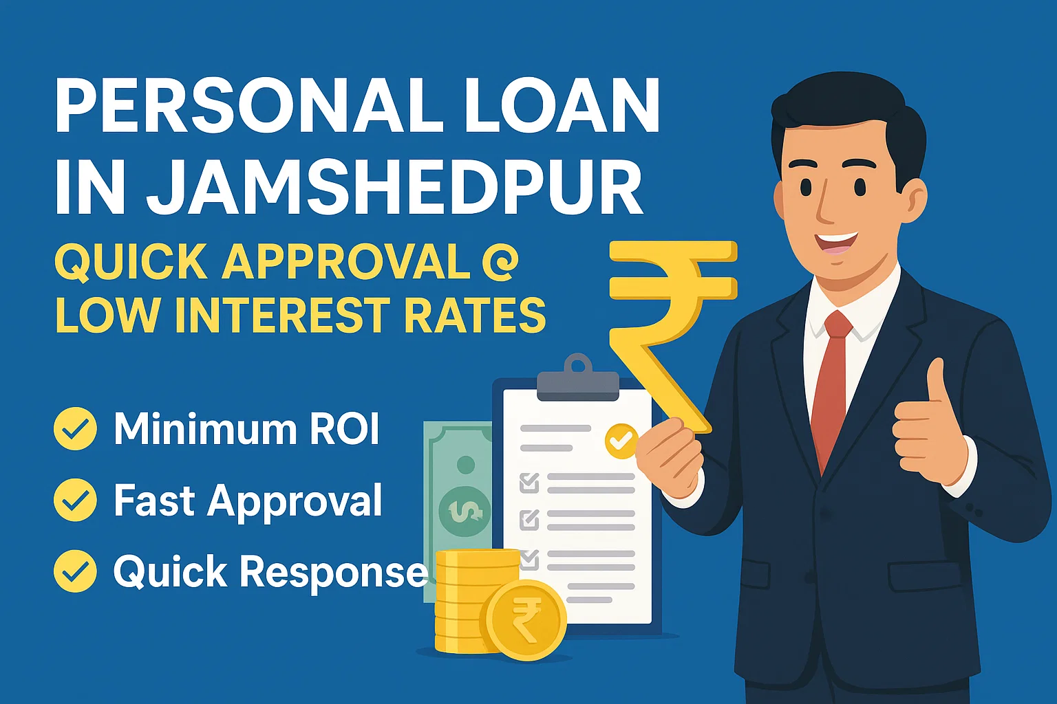 Personal Loan in Jamshedpur - Quick Approval @ Low Interest Rates