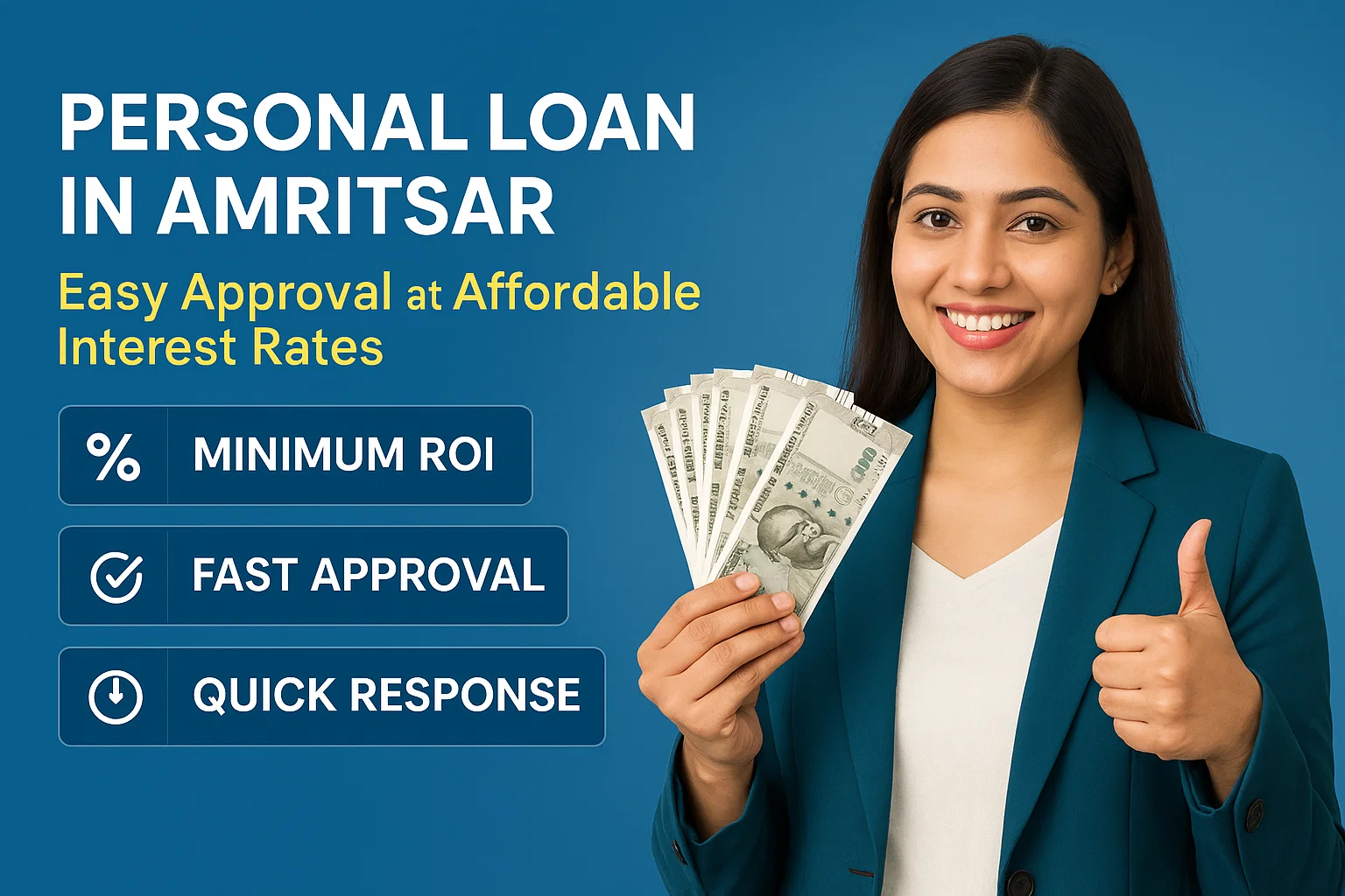Personal Loan in Amritsar - Easy Approval @ Affordable Interest Rates