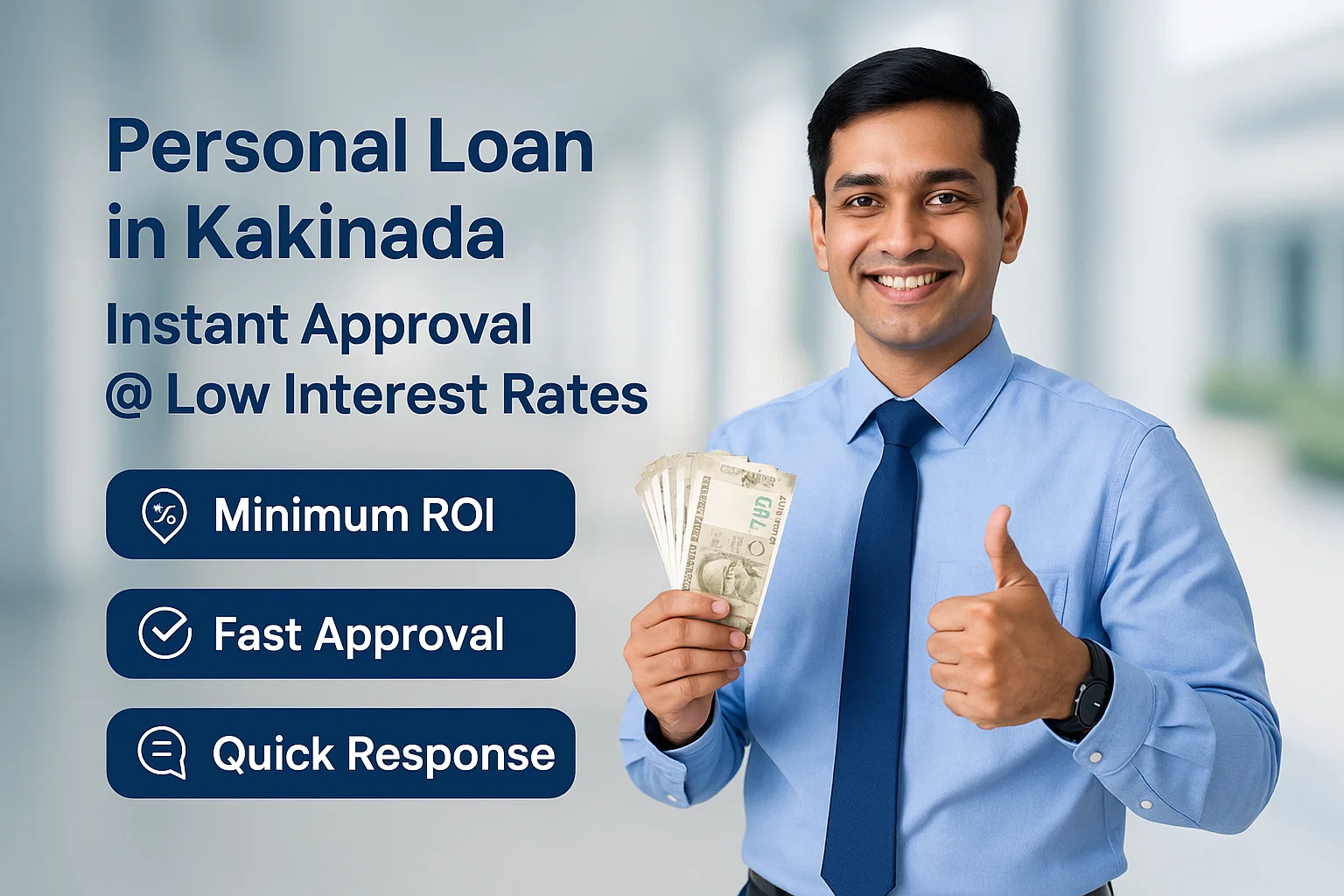 Personal Loan in Kakinada - Instant Approval @ Low Interest Rates