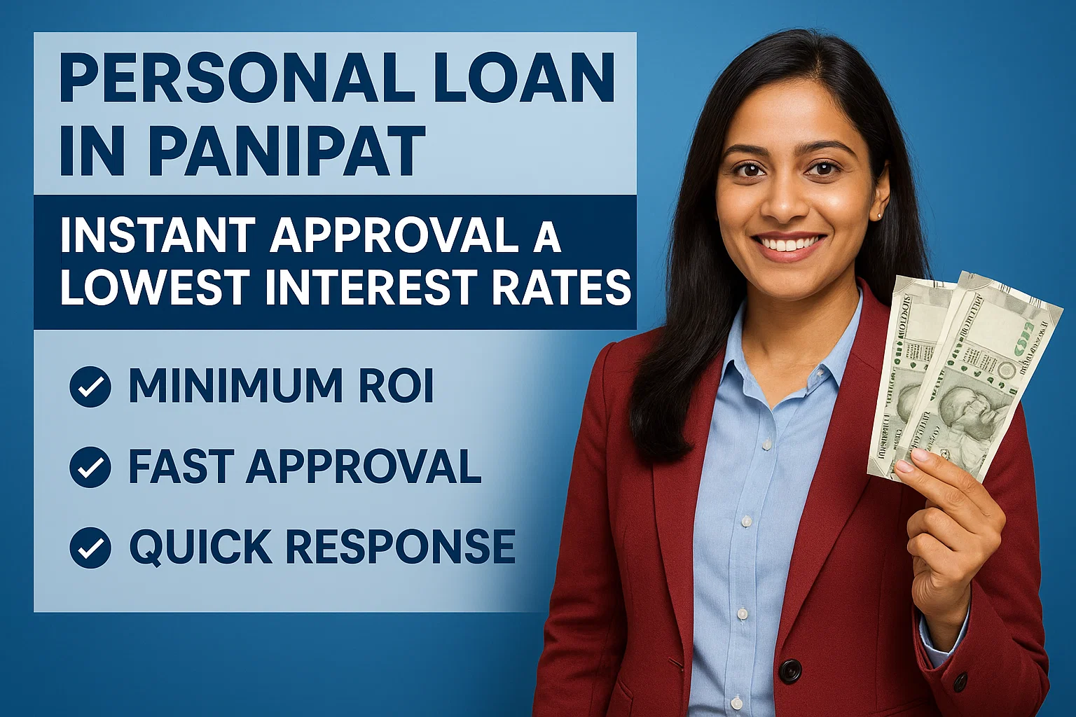 Personal Loan in Panipat - Instant Approval @ Lowest Interest Rates