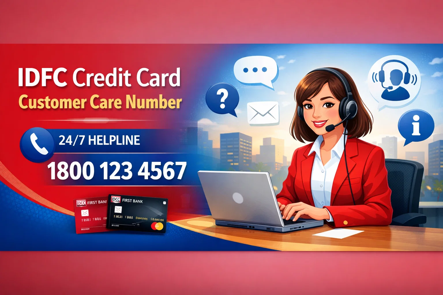 IDFC Credit Card Customer Care Number: 24x7 Support Across India