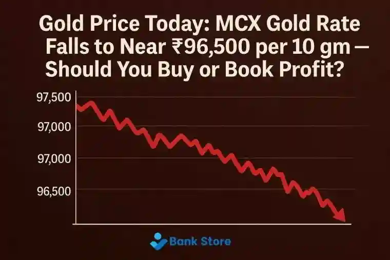 Gold Price Today: MCX Gold Rate Falls to Near ₹96,500 per 10 gm &mdash; Should You Buy or Book Profit?