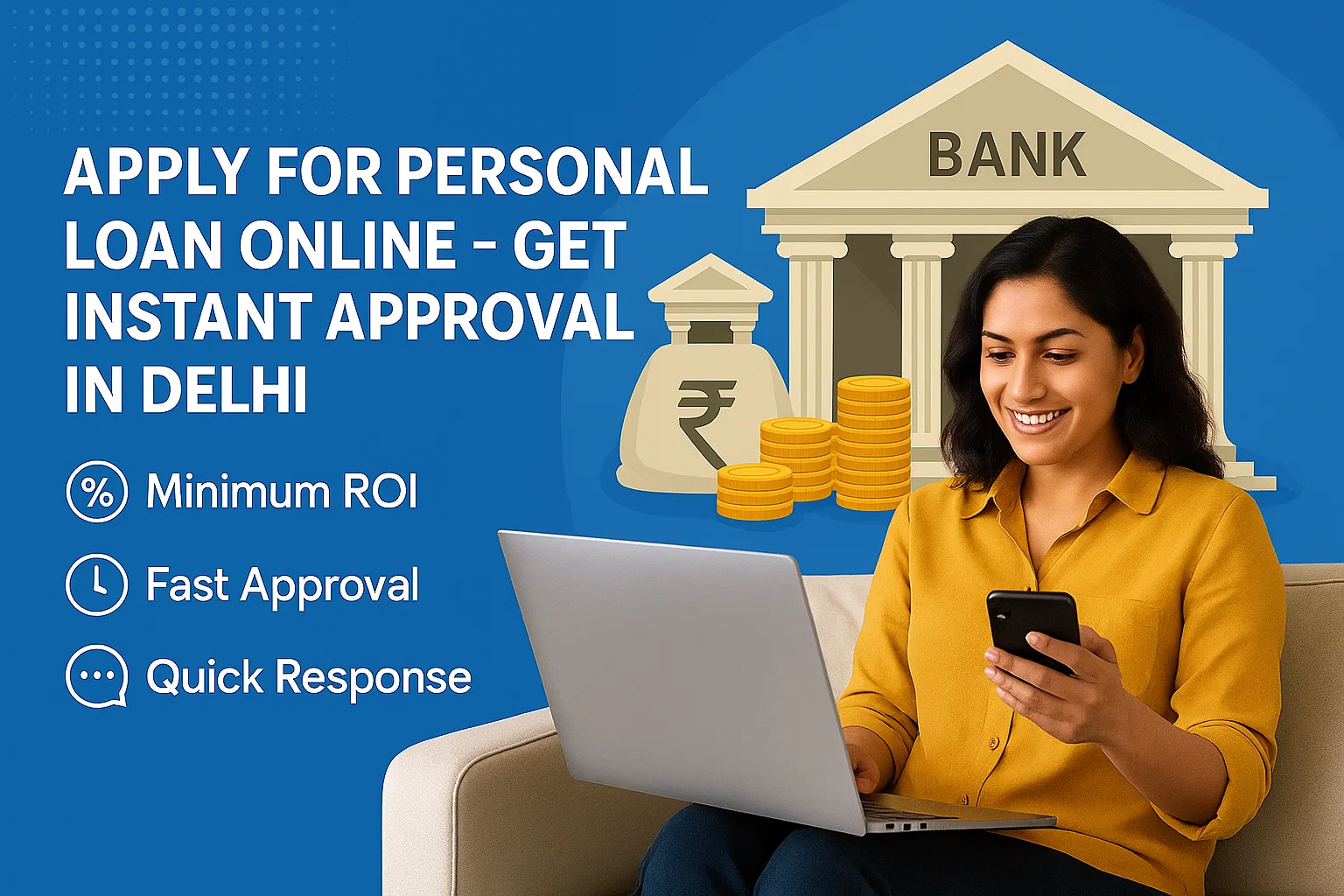 Apply for Online Personal Loan in Delhi &ndash; Get Instant Approval