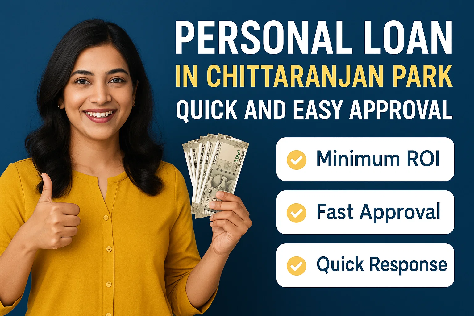 Personal Loan in Chittaranjan Park &ndash; Quick and Easy Approval