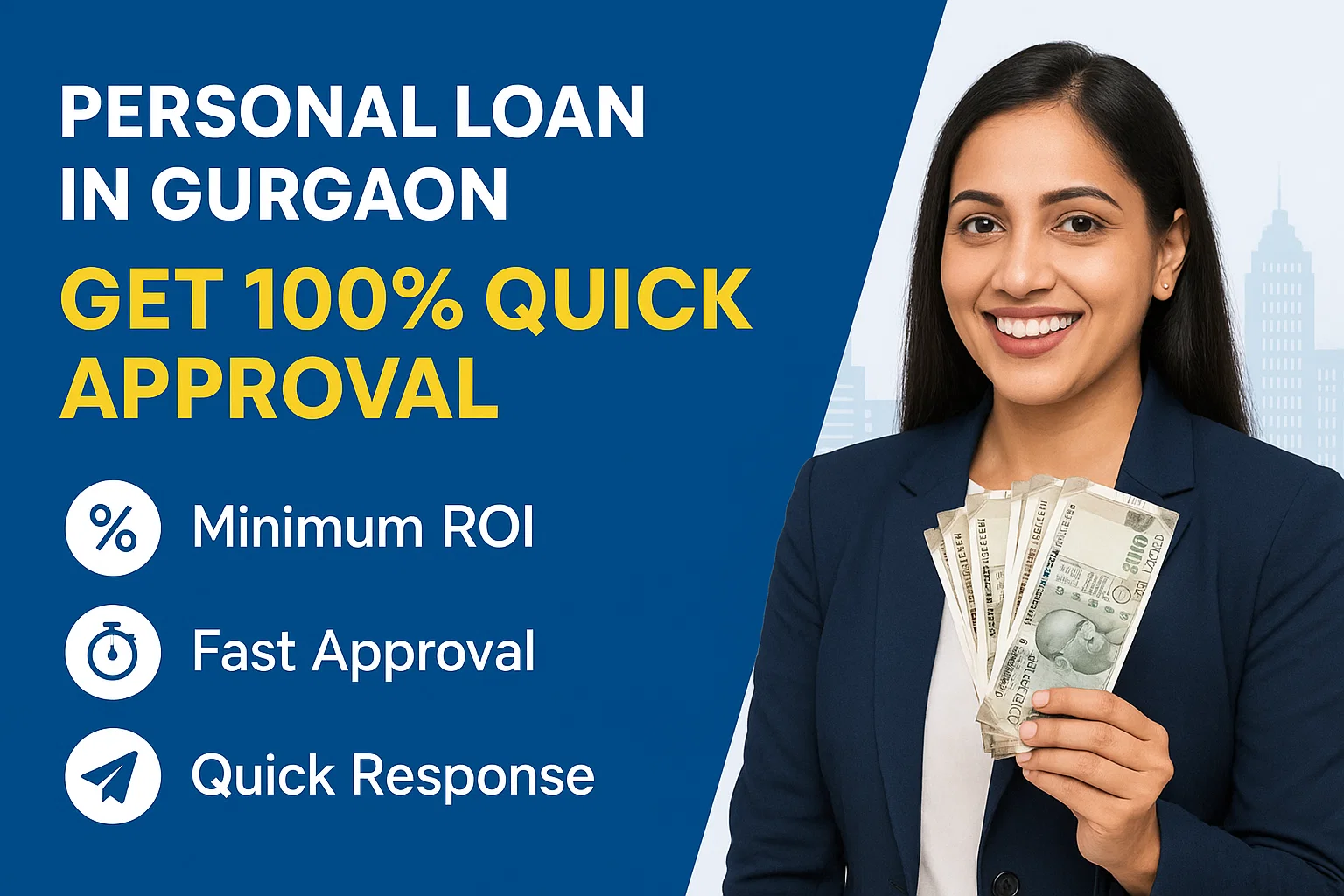 Personal Loan in Gurgaon - Get 100% Quick Approval 