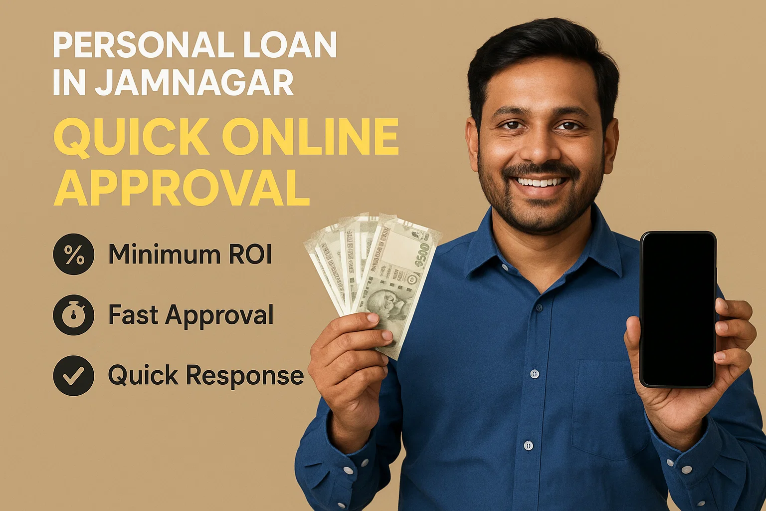 Personal Loan in Jamnagar - Quick Online Approval 