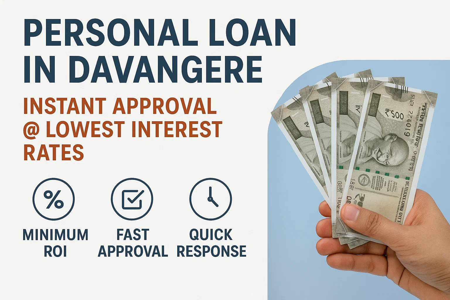 Personal Loan in Davangere - Instant Approval @ Lowest Interest Rates 
