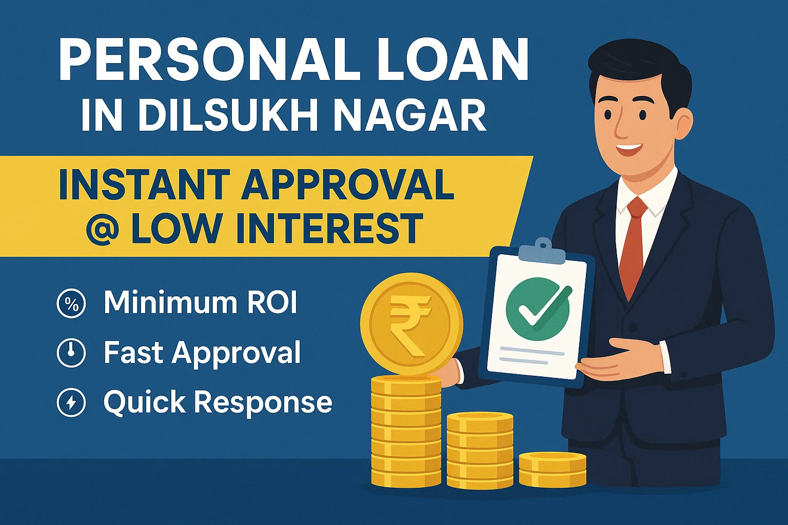 Personal Loan in Dilsukh Nagar - Instant Approval @ Low Interest 