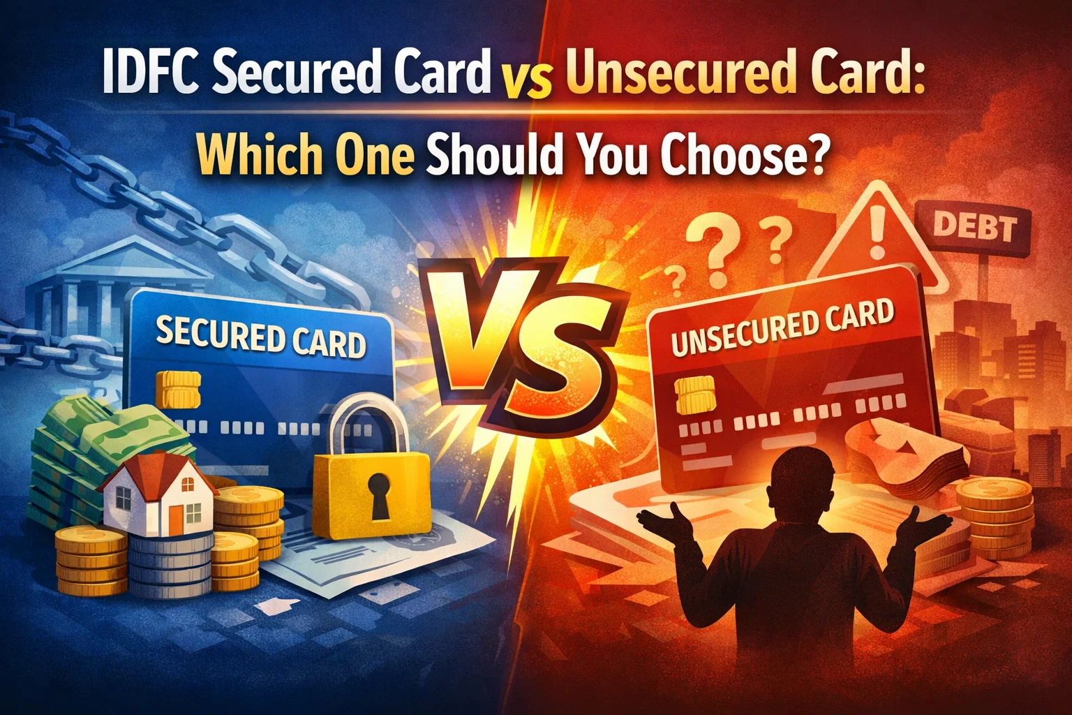 IDFC Secured Card vs Unsecured Card: Which One Should You Choose? 