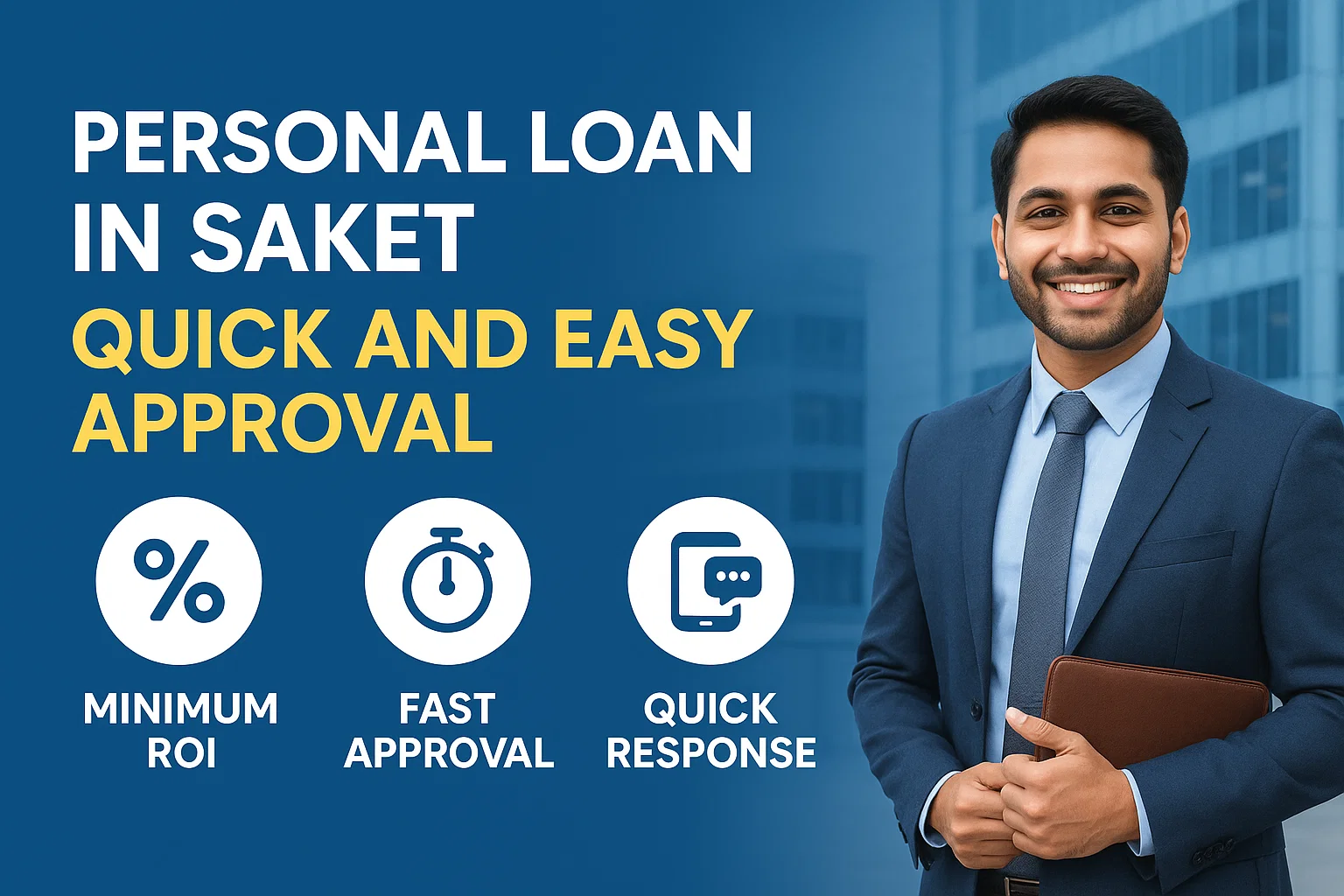 Personal Loan in Saket – Instant Approval & Easy EMI 